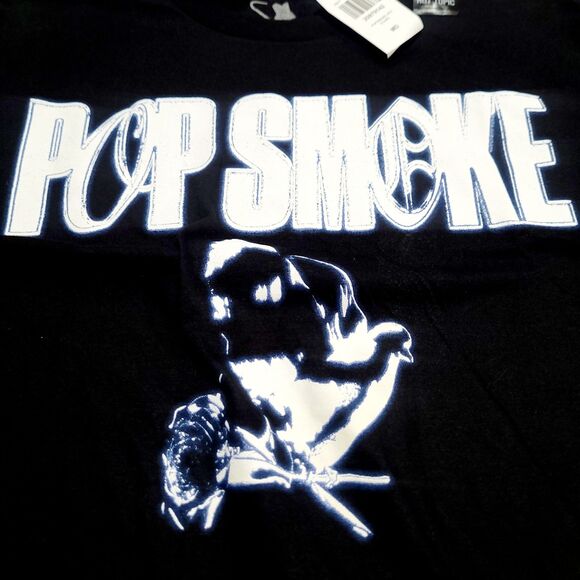 NWT Pop Smoke Shoot For The Stars Aim For The Moon Album Shirt Mens Size Medium - Picture 7 of 8